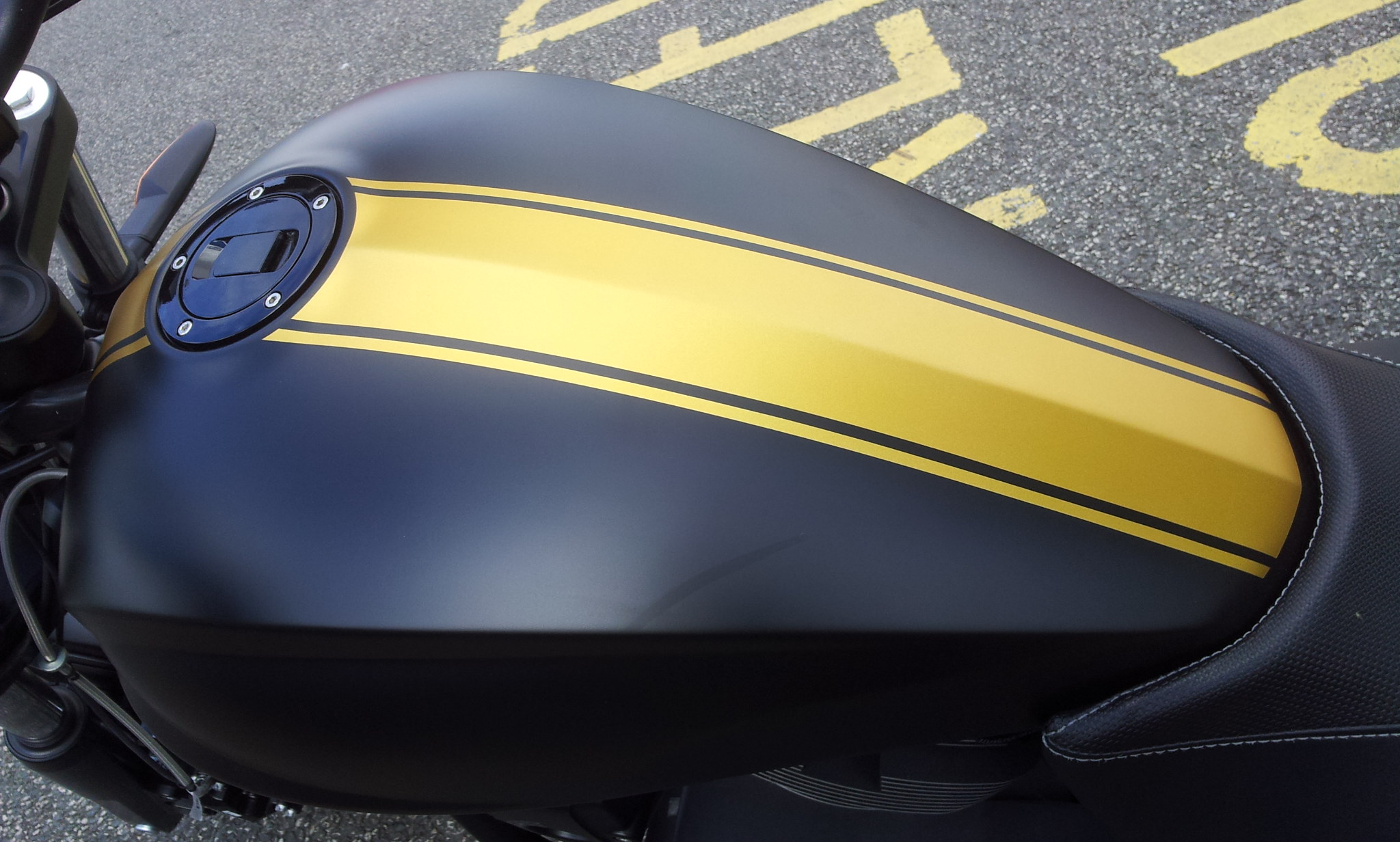 Black gold motorcycle deals